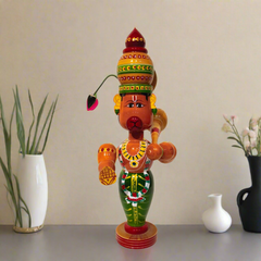 Etikoppaka Lord Hanuman Wooden Statue