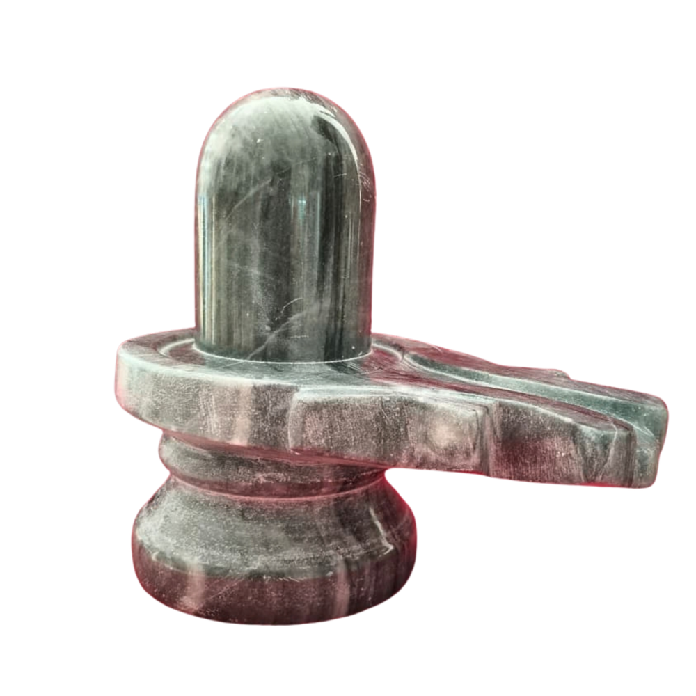 Handcrafted Marble Shiva Lingam-Spiritual Home Temple Idol Marble Soft Stone