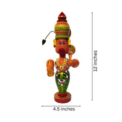Etikoppaka Lord Hanuman Wooden Statue Etikoppaka Lacquerware