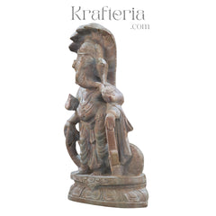 Divine Ganesh Murti with Serpent Headgear – Artistic Spiritual Masterpiece