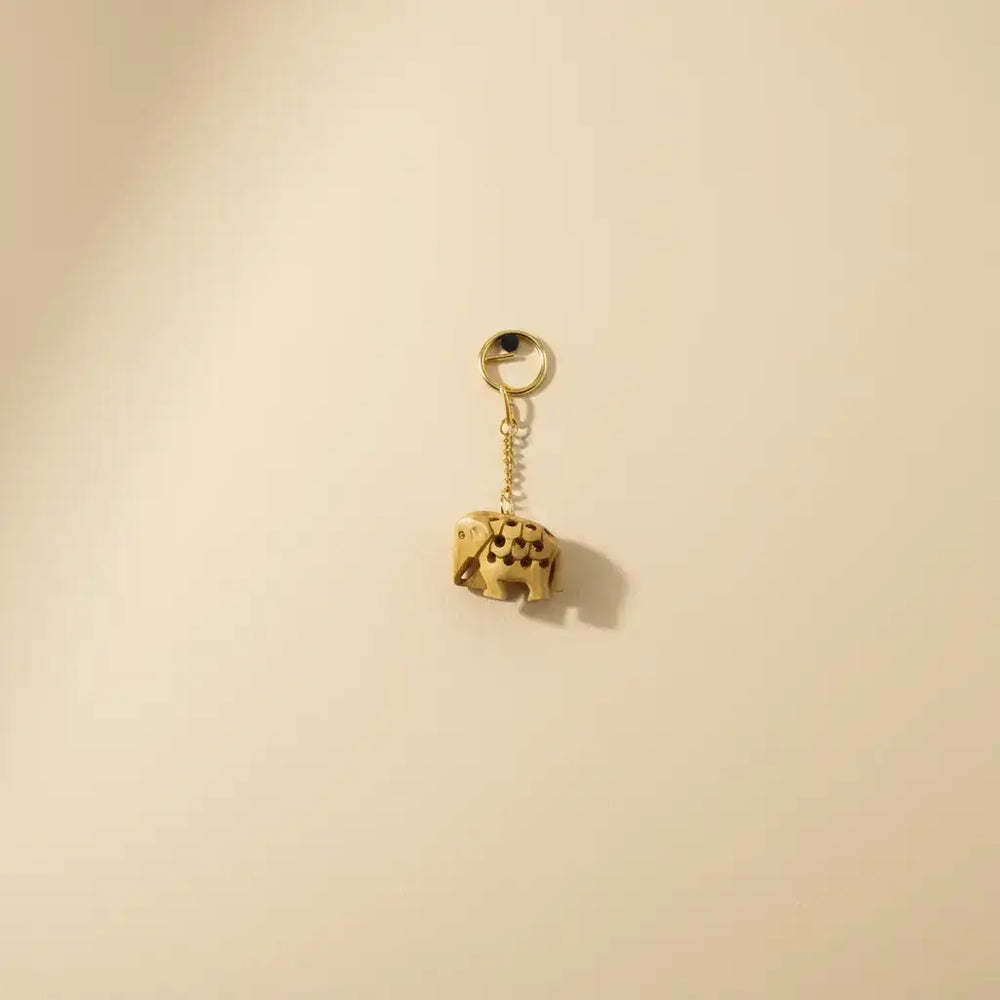 Handcrafted Wooden Jali Key Chains – Intricate Cutwork Design Accessories