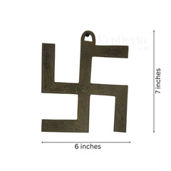 Divine Swastik Emblem – Symbol of Peace & Harmony Brass Ware