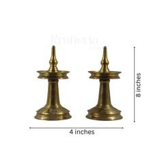 Brass Oil Lamp Stand – Ideal for Home Temple and Ceremonies