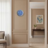 Indigo and White Mandala Floral Decorative Wall Plate