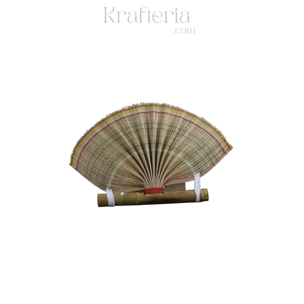 Bamboo Folding Hand Fan – Handmade & Eco-Friendly Sargaalaya