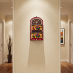 Hand-Painted Book Holder & Key Chain Wall Hanger | Dual Purpose Decor