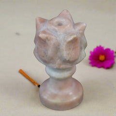 Handcrafted Marble Agarbatti Stand–  Natural Stone Incense Holder