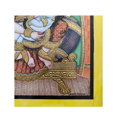 Mysore Yashodha With Krishna Painting | 22KT Gold Leaf