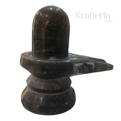 Handcrafted Marble Shiva Lingam-Spiritual Home Temple Idol Marble Soft Stone