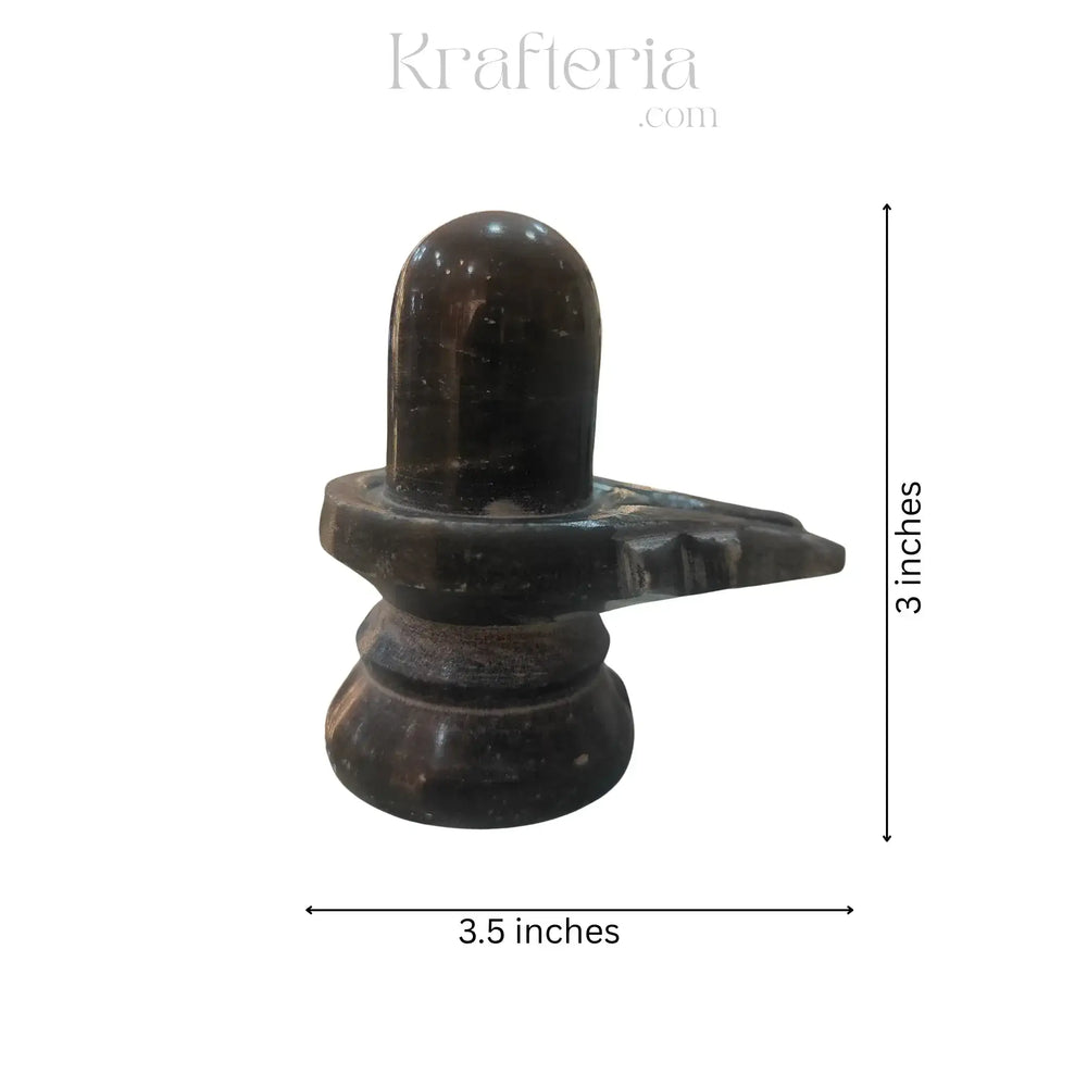 Handcrafted Marble Shiva Lingam-Spiritual Home Temple Idol Marble Soft Stone