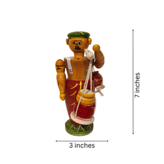 Handcrafted Etikoppaka Wooden Pot Seller - A Traditional Lacquerware