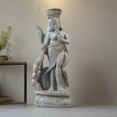 Elegant Sculpture of Lady – Grace and Beauty in Art