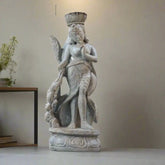 Elegant Sculpture of Lady – Grace and Beauty in Art softstone