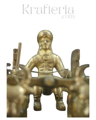 Premium Brass Bullock Cart – Ideal for Gifting & Collectors