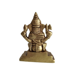 Brass Ganesha Idol: Remover of Obstacles and Bringer of Fortune Brass Ware