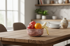 Natural Stone Marble Bowl-Unique Table Centerpiece Marble Soft Stone