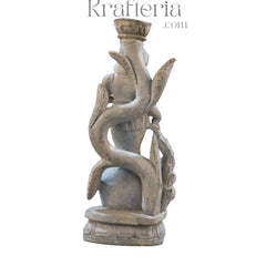 Elegant Sculpture of Lady – Grace and Beauty in Art softstone