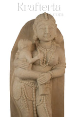 Matru Murti - A Sandstone Depiction of Maternal Love Sand Stone