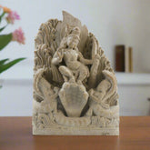Krishna Sculpture on Snake – Divine Protector and Savior