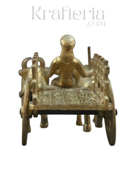 Premium Brass Bullock Cart – Ideal for Gifting & Collectors