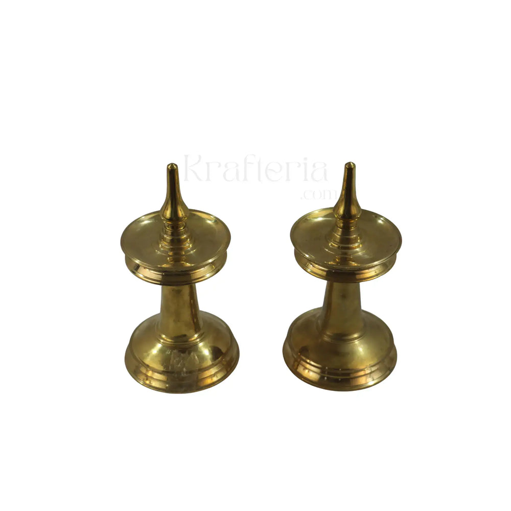 Brass Oil Lamp Stand – Ideal for Home Temple and Ceremonies pooja accessories