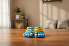 Cheriyal Art Decorative Paduka (Sacred Feet) Showpiece Cheriyala Art