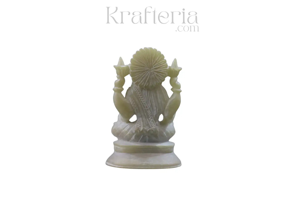 Divine Goddess Laxmi Idol – Symbol of Wealth and Prosperity Marble Soft Stone