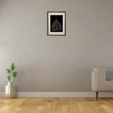 Musician on a Bodhi Leaf Miniature Painting Paintings