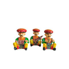 Drummer and Instrumental Ensemble Showpiece Wooden Decorative