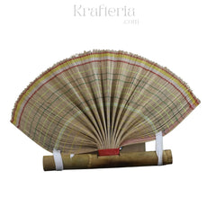 Bamboo Folding Hand Fan – Handmade & Eco-Friendly Sargaalaya