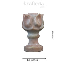 Handcrafted Marble Agarbatti Stand– Natural Stone Incense Holder Marble Soft Stone