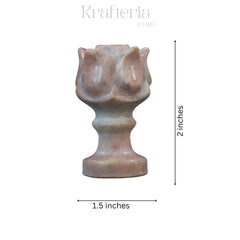 Handcrafted Marble Agarbatti Stand–  Natural Stone Incense Holder