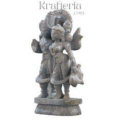 Lord Vishnu with Goddess Lakshmi – Lakshmi Narayana Sculpture