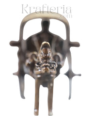 Antique Brass Horse Chariot – Exquisite Craftsmanship from India