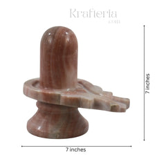 Handcrafted Marble Shiva Lingam-Spiritual Home Temple Idol Marble Soft Stone