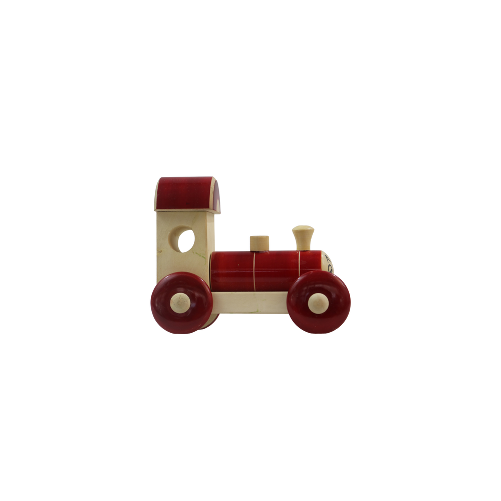 Traditional Channapatna wooden toy train for children