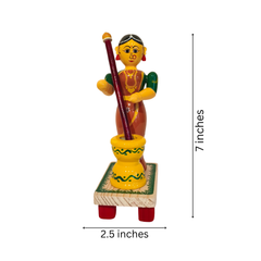 Echoes of Tradition - Etikoppaka Pounding Woman