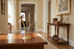 Brass Palm Tree – ropical Metal Tabletop & Home Decor Accent Brass Ware