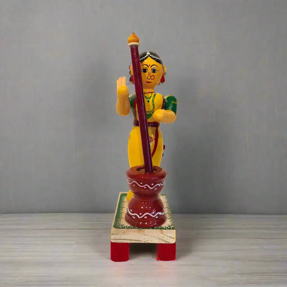 Etikoppaka Craft – The Household Pounding Woman Etikoppaka Lacquerware