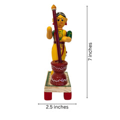 Etikoppaka Craft – The Household Pounding Woman Etikoppaka Lacquerware