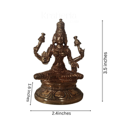 Panchaloha Goddess Lakshmi Idol – Symbol of Prosperity