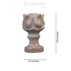 Handcrafted Marble Agarbatti Stand– Natural Stone Incense Holder Marble Soft Stone