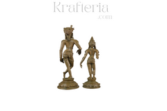 Rishaba Devar Pair – Handcrafted Panchaloha Antique Sculpture