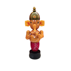 Etikoppaka Lord Ganesha Statue - Handmade Wooden Statue