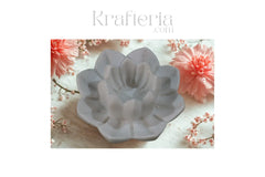 Marble Lotus Flower Candle Stand – Artistic and Serene Accent Marble Soft Stone