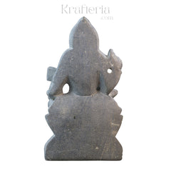 Soft Stone Saraswati Statue – Handcrafted Goddess Idol
