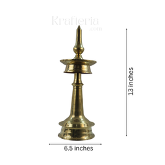 Brass Oil Lamp Stand – Ideal for Home Temple and Ceremonies