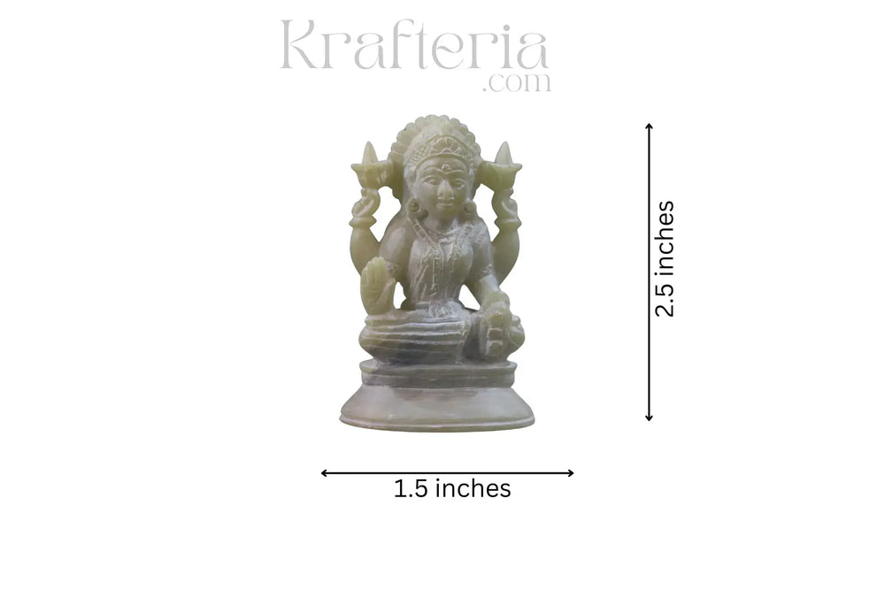 Divine Goddess Laxmi Idol – Symbol of Wealth and Prosperity Marble Soft Stone