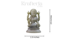 Divine Goddess Laxmi Idol – Symbol of Wealth and Prosperity Marble Soft Stone