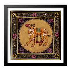 Royal Camel – A Symbol of Endurance and Grace in Pattachitra Art Paintings